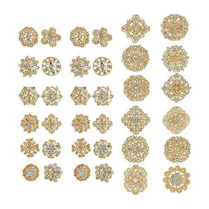 MEEDOZ Broches de ramo de boda para mujer 36 piezas de_1
