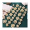 MEEDOZ Broches de ramo de boda para mujer 36 piezas de_4