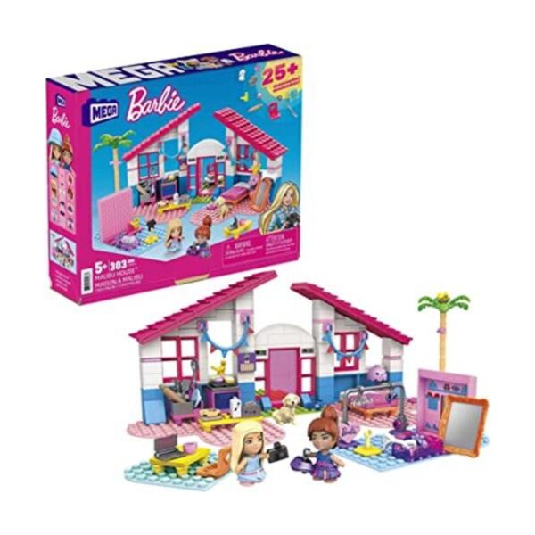MEGA Barbie Malibu House Juego de construcción con 303_1