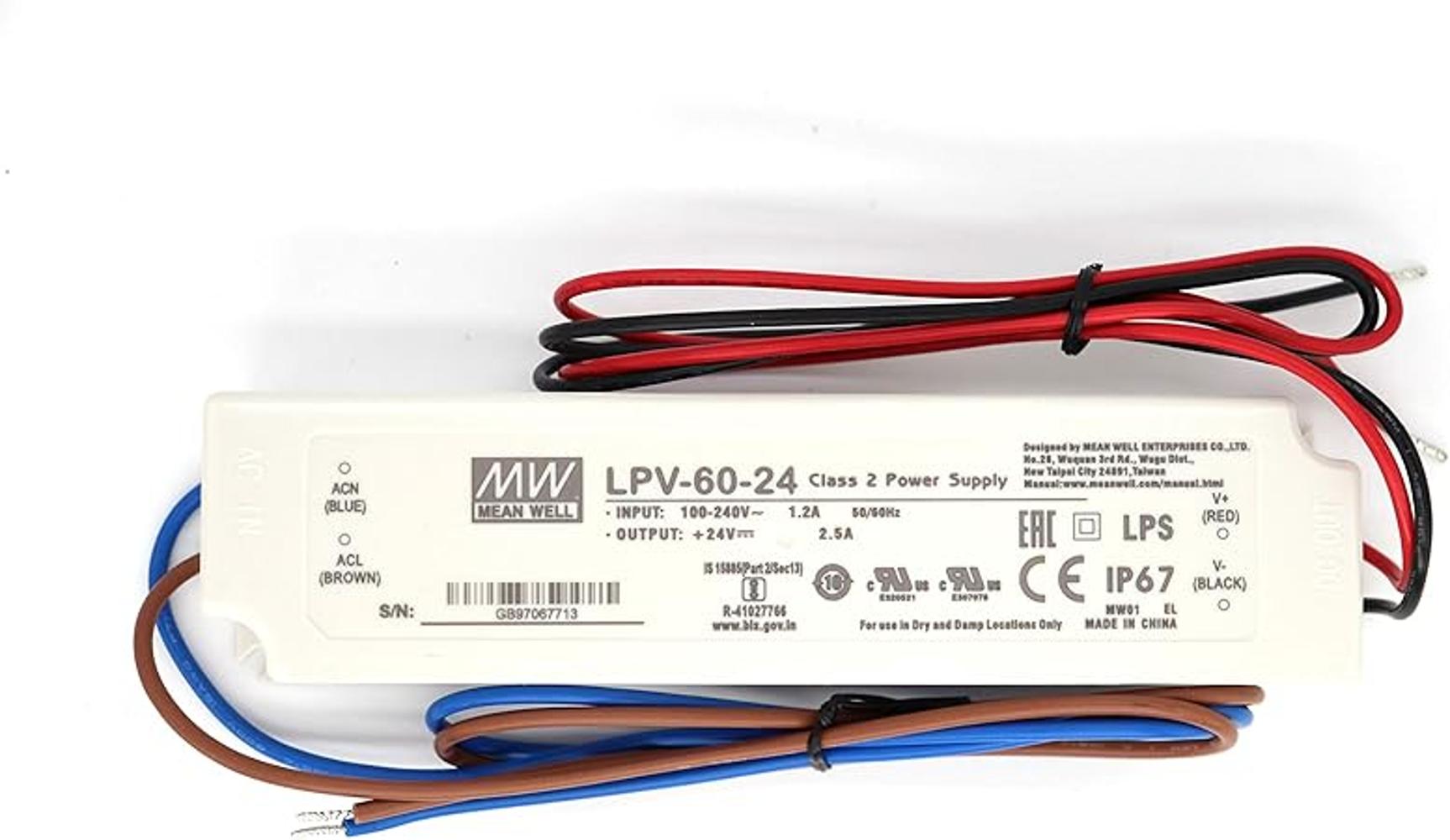 MEAN WELL LPV6024 C.V Fuente de alimentación conmutada