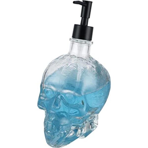 MDLUU Dispensador de jabón de calavera de 25 onzas