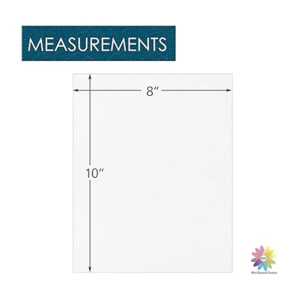 MBC Mat Board Center Tableros mate con respaldo blanco de