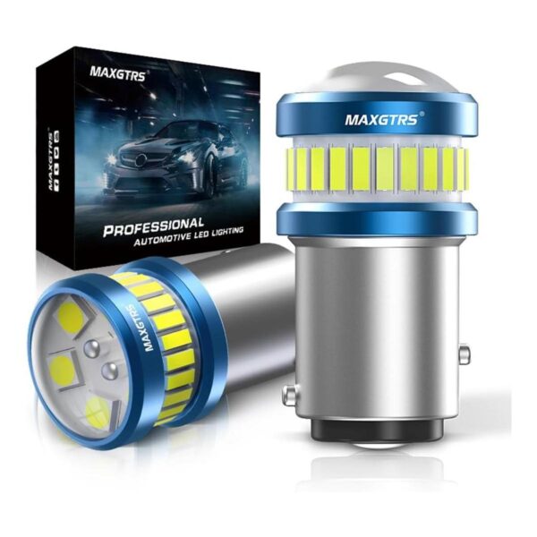 MAXGTRS Bombilla LED de 12 V24 V BAY15D 6000 K xenón_1