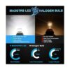 MAXGTRS Bombilla LED de 12 V24 V BAY15D 6000 K xenón_3