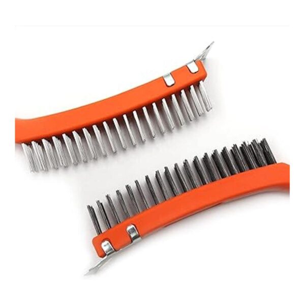 MAXMAN Performance Cepillo de alambre de acero inoxidable