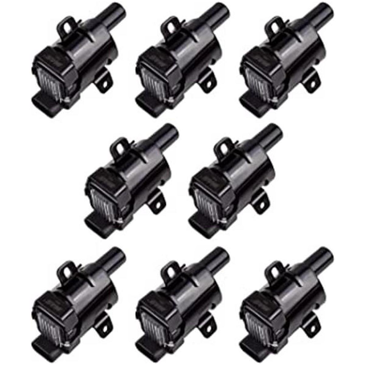 MAS Juego de 8 bobinas de encendido redondas compatibles