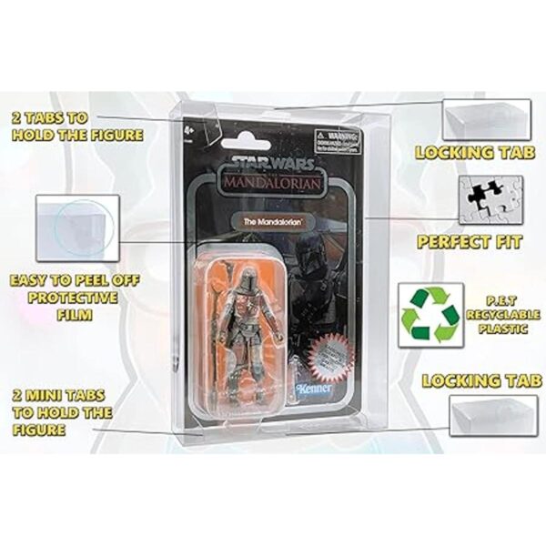 MALKO Funda protectora para figuras de acción cardadas de_3