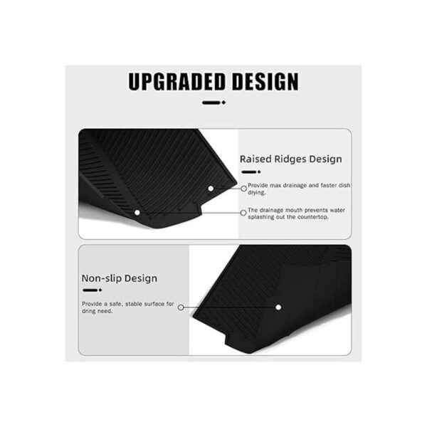 MAOSGO Tapete de secado de platos para encimera de cocina