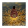 MAGGIFT Paquete de 2 luces colgantes solares linterna_2