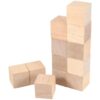 MAHIONG 200 cubos de madera de 1 pulgada bloques de