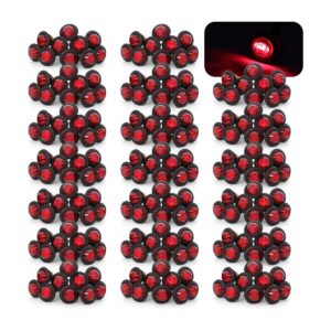 MADCATZ Paquete de 200 luces LED redondas rojas de 34_1