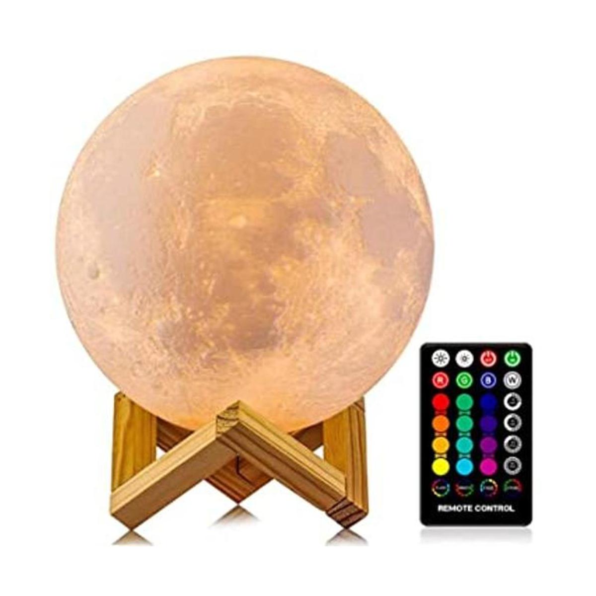 Lámparas de luna LOGROTATE 16 colores LED luz de noche