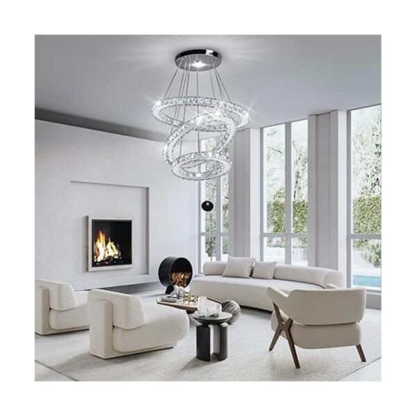 Lámparas LED de cristal modernas de 3 anillos lámpara_3