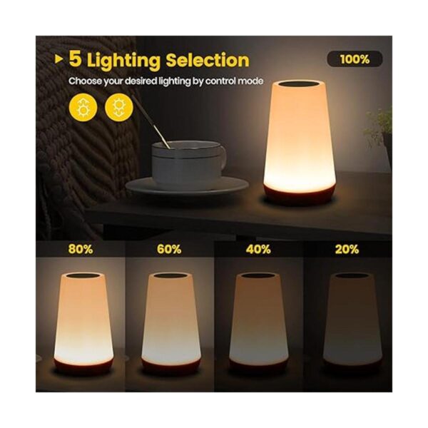Lámpara táctil lámparas de noche con control de sensor de_3