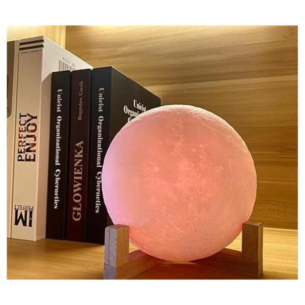 Lámpara lunar luz nocturna para niños montada en pared