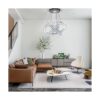 Lámparas LED de cristal modernas de 3 anillos lámpara_4