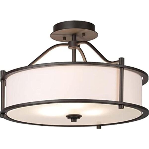 Lámpara de techo semiempotrada de 18 pulgadas 3 luces_1
