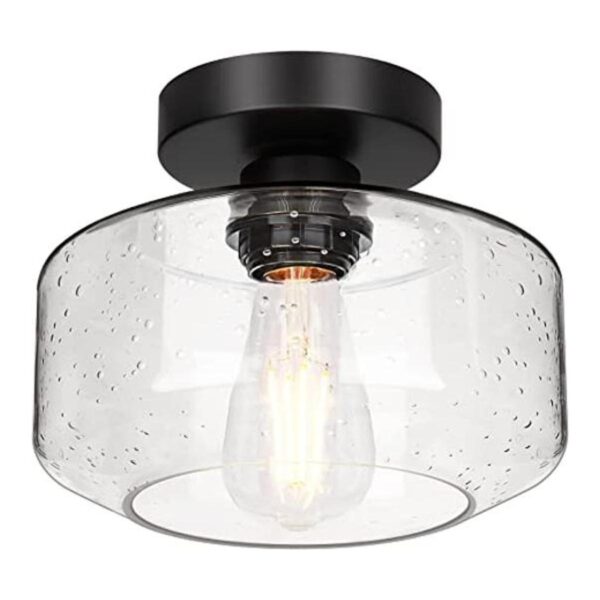 Lámpara de techo industrial semiempotrada bombilla LED de_1