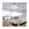 Lámpara de techo LED de montaje empotrado 5000 K blanco_3