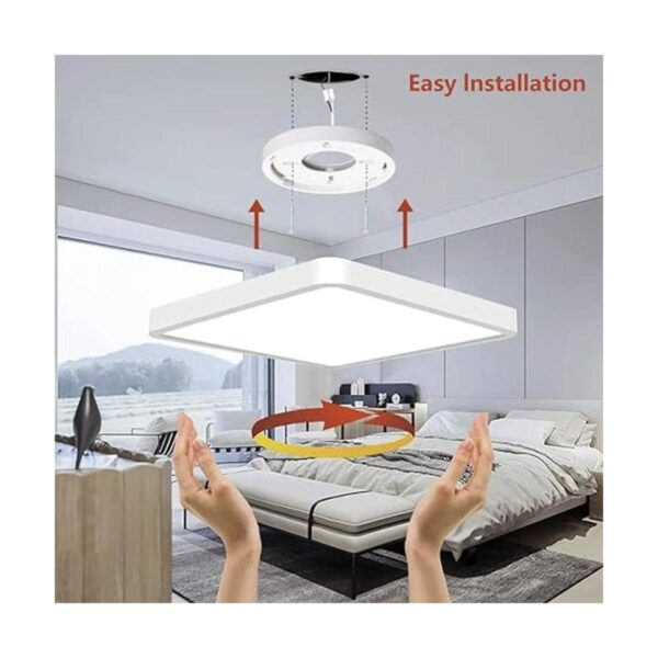 Lámpara de techo LED de montaje empotrado 5000 K blanco_3