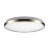 Lámpara de techo LED de níquel con cepillo de montaje