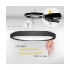Lámpara de techo LED empotrada 12 pulgadas 24 W_2