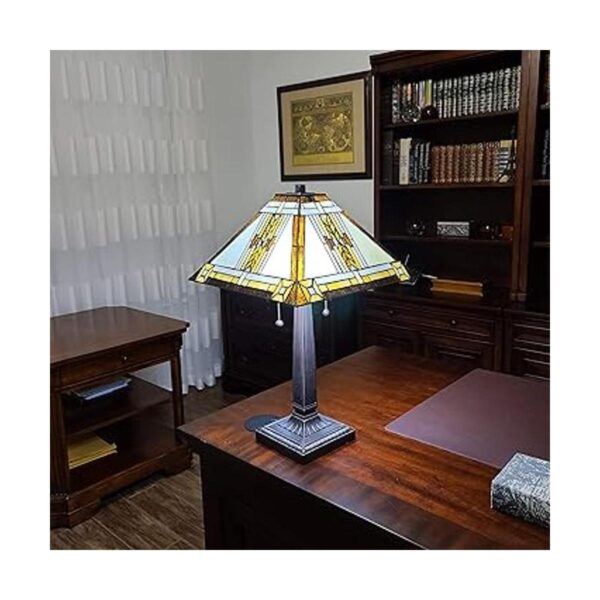 Lámpara de mesa estilo Banker Mission de 23 pulgadas de