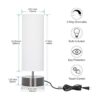 Lámpara de mesa de control táctil de cabecera minimalista_2