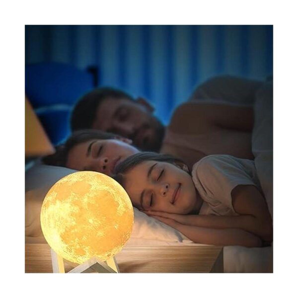 Lámpara de luna Balkwan de 59 pulgadas con impresión 3D_3