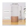 Lámpara de mesa LED pequeña de madera luz nocturna de_4
