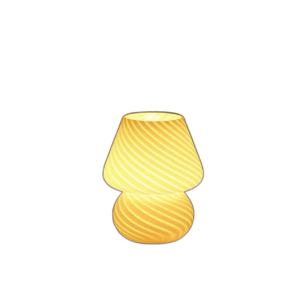 Lámpara de hongo lámparas de noche de cristal_1