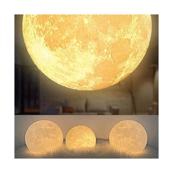 Lámpara de luna Balkwan de 59 pulgadas con impresión 3D_4