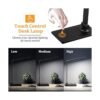 Lámpara de escritorio con luz LED y control táctil de 3