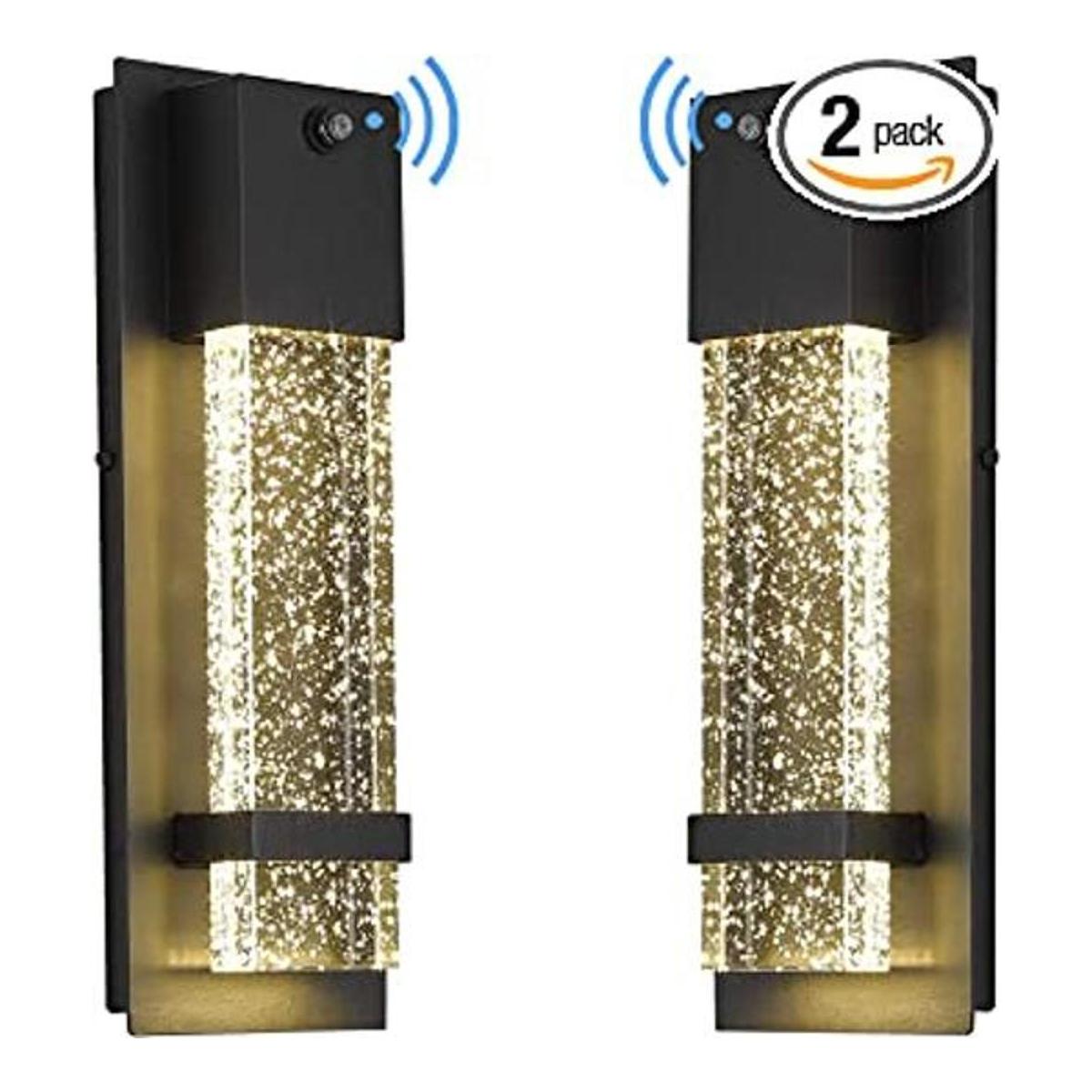 Lámpara LED de pared para exteriores del atardecer al