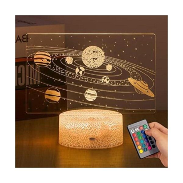 Lámpara LED de ilusión óptica en 3D con diseño del sistema_1