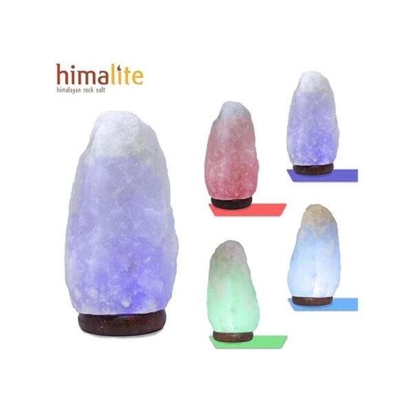 Lámpara LED de sal pura del Himalaya que cambia de color_4