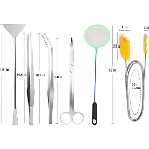 Lxiyu Kits de herramientas de acuario 7 en 1 herramientas