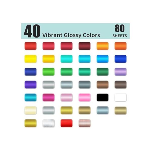 Lya 55 hojas de vinilo adhesivo permanente en varios colores_2