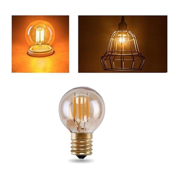 Lxcom Lighting G40 Bombilla LED 2W Vintage Edison Globe_3