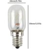 Lxcom Lighting Bombilla incandescente de 10 W T20 de sal