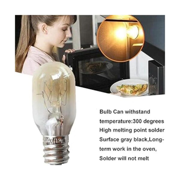 Lxcom Lighting Bombilla incandescente de 10 W T20 de sal