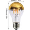 Lxcom Lighting A19 Bombilla LED 8 W intensidad_2