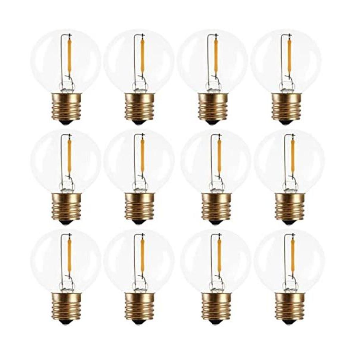 Lxcom Lighting Juego de 12 bombillas LED de 05 W