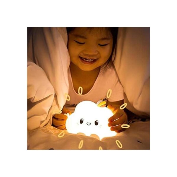 Luz nocturna LED de nube para niños luz de silicona suave_2