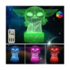 Luz nocturna infantil en 3D luz para bebé con 16 colores_1