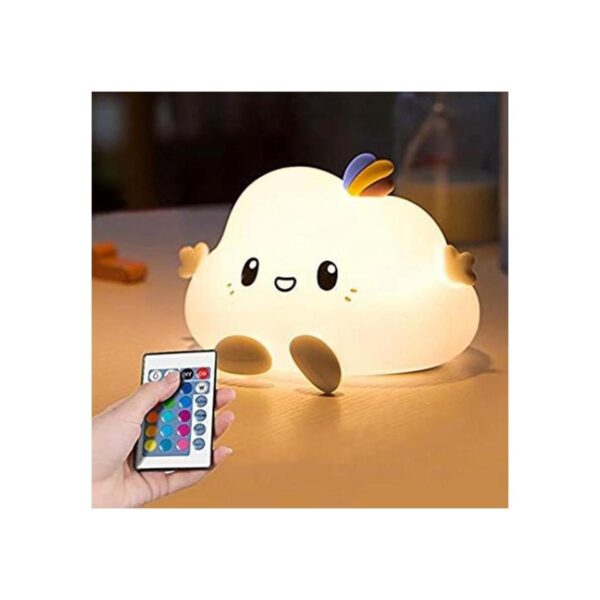 Luz nocturna LED de nube para niños luz de silicona suave_1