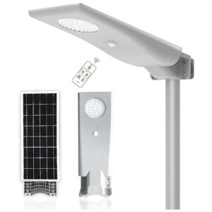 Luz solar de calle de 80 Wh 2500 lm del atardecer al_1