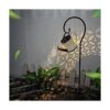 Luz solar LED de jardín luces huecas para regadera_1