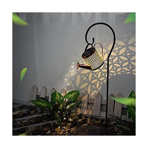 Luz solar LED de jardín luces huecas para regadera_1
