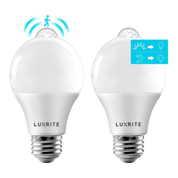 Luxrite Bombillas LED A19 con sensor de movimiento_1